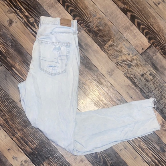 American Eagle Outfitters Denim - American Eagle Outfitters Light Blue Straight Leg Jeans